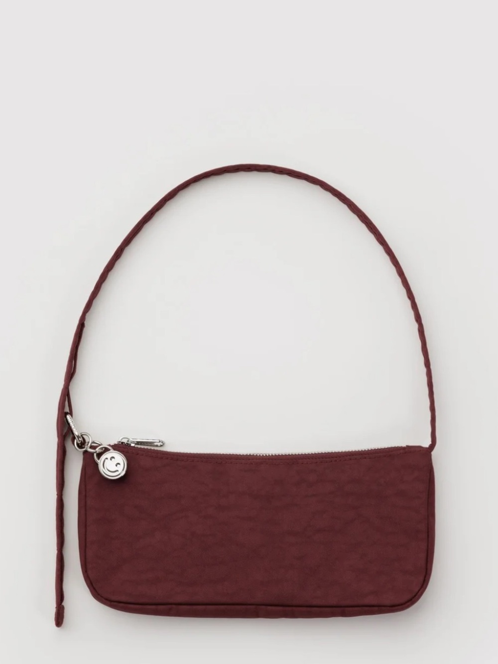 BAGGU Nylon Pochette In Mahogany